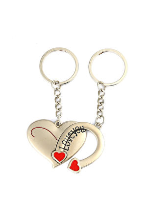 Taşlı Sevgili Çift Tasarımlı Anahtarlık ''NewLifePromosyon'' MDL351