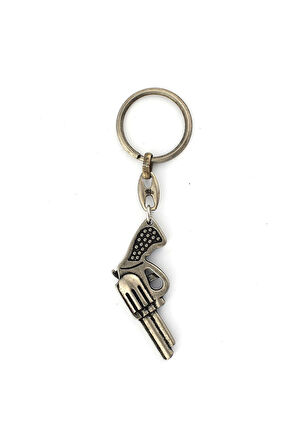 Eskitme Tabanca Tasarımlı Anahtarlık