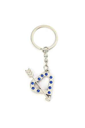 Taşlı Kalp Tasarımlı Anahtarlık ''NewLifePromosyon'' MDL412