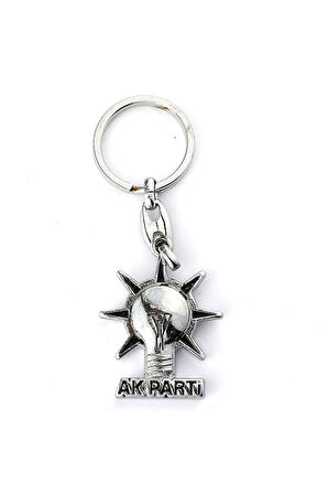 Ak Parti Ampül Tasarımlı Anahtarlık ''NewLifePromosyon'' MDL59