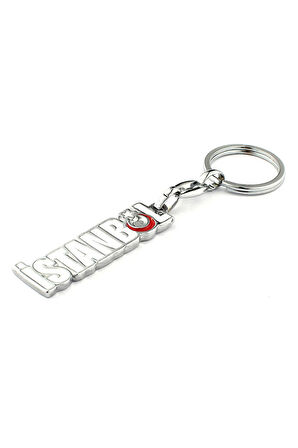 İstanbul Yazılı  Ay Yıldız Temalı Anahtarlık ''NewLifePromosyon'' MDL90