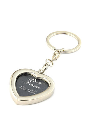 Kalp Tasarımlı Foto Konulabilir Çerçeve Anahtarlık ''NewLifePromosyon'' MDL397