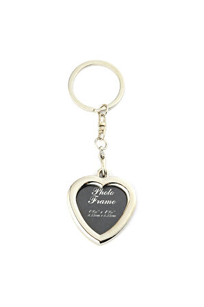 Kalp Tasarımlı Foto Konulabilir Çerçeve Anahtarlık ''NewLifePromosyon'' MDL397