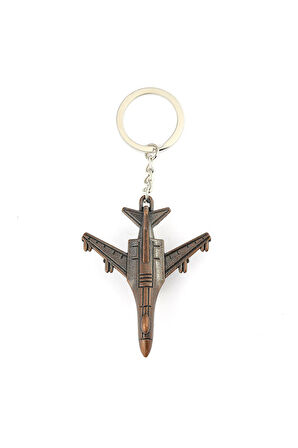 F16 Bronz Savaş Uçağı Tasarımlı Anahtarlık ''NewLifePromosyon'' MDL337