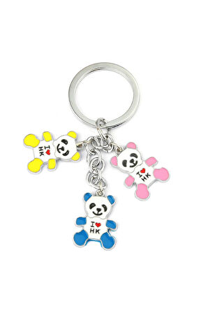 Ayıcık Tasarımlı Renkli Anahtarlık  ''NewLifePromosyon'' MDL306