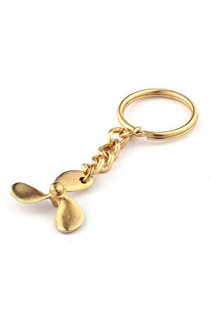 Denizci Pervane 3D Anahtarlık Gold ''NewLifePromosyon'' MDL11