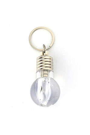 Ampul Tasarımlı Değişebilir Renkli Anahtarlık ''NewLifePromosyon'' MDL5