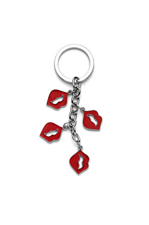 Dudak Figürlü Anahtarlık Newlife