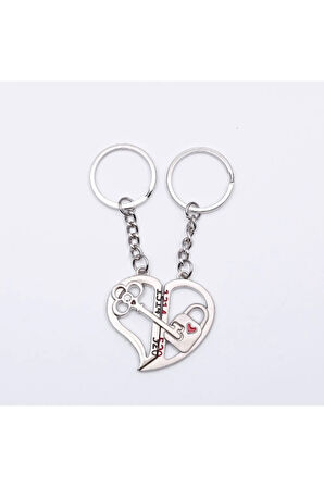 Sevgili Temalı Metal Anahtarlık