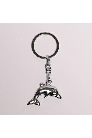 Yunus Figürlü Gümüş Rengi Metal Anahtarlık
