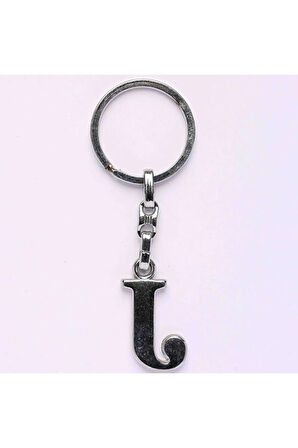 Metalik Krom Harf Anahtarlık