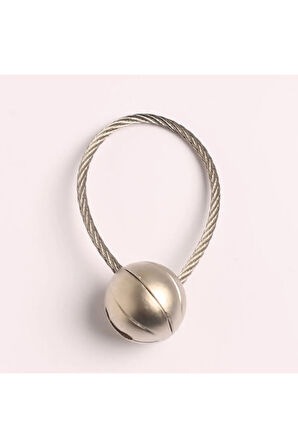 Halat Desenli Tasarım Çelik Anahtarlık