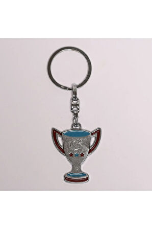 Kupa Figürlü Gümüş Rengi Anahtarlık