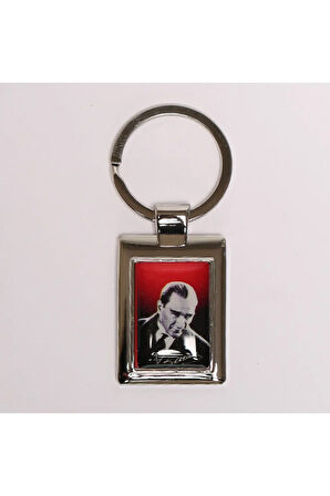 Atatürk Temalı Anahtarlık Çelik
