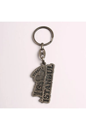 I Lotürkiye-istanbul Eskitme Anahtarlık