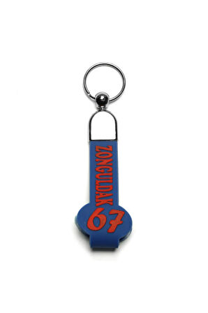 Slikon Saplı Şehir Plaka Anahtarlık