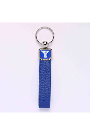 Deri Saplı Harf Anahtarlık Hafli