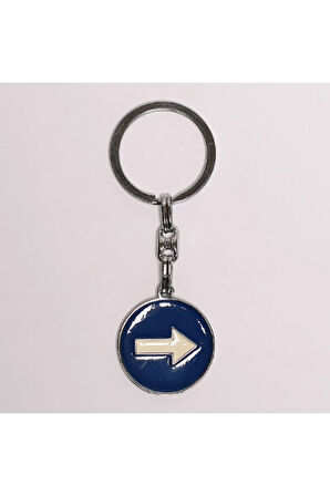 Yön Tabelası Temalı Anahtarlık