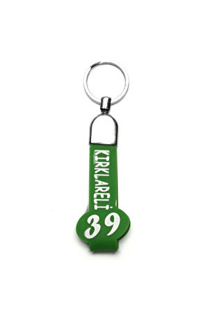 Slikon Saplı Şehir Plakalı Anahtarlık