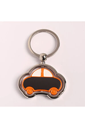 Araba Tasarımlı Çelik Anahtarlık