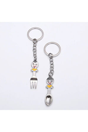 Sevgili Temalı Metal Anahtarlık