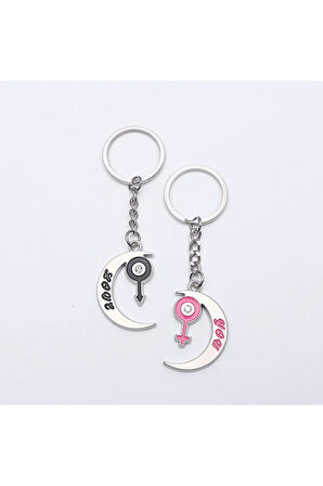 Sevgili Temalı Metal Anahtarlık