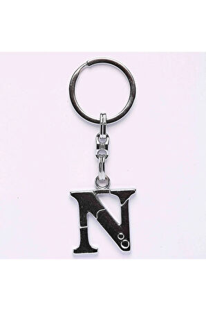 Metalik Krom Harf Anahtarlık