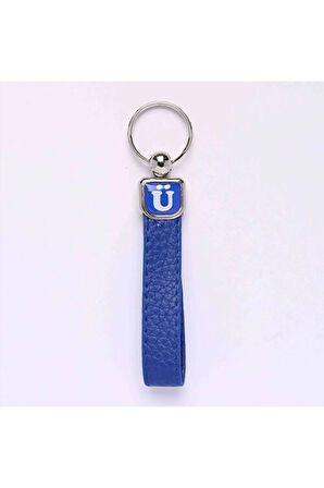 Deri Saplı Harf Anahtarlık Hafli