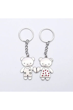 Sevgili Temalı Metal Anahtarlık