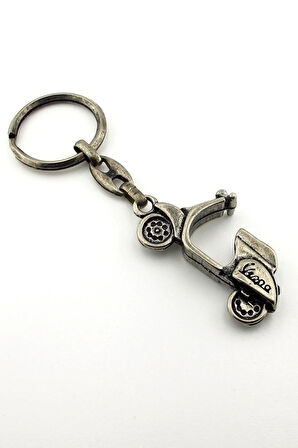 Newlife Promosyon Vespa Scooter Roma Italy Eskitme Metal Anahtarlık