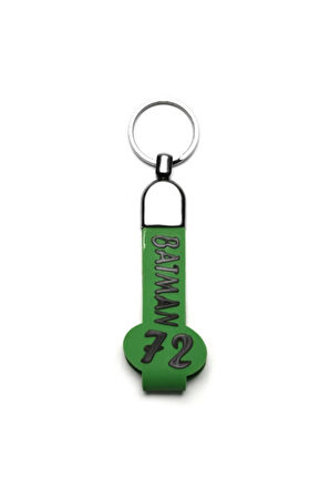 Slikon Saplı Şehir Plaka Anahtarlık