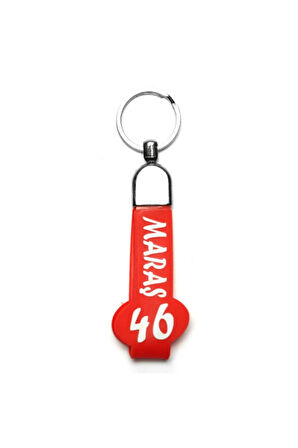 Slikon Saplı Şehir Plaka Anahtarlık