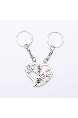 Sevgili Temalı Metal Anahtarlık