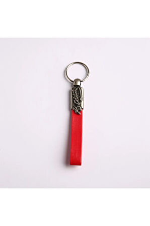 Yenihayat Atatürk Imza Tasarımlı Deri Ve Çelik Anahtarlık