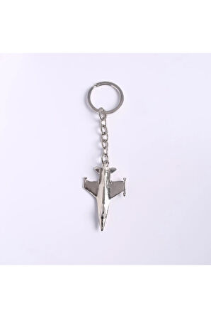 Yenihayat F16 Tasarımlı Metal-krom Anahtarlık