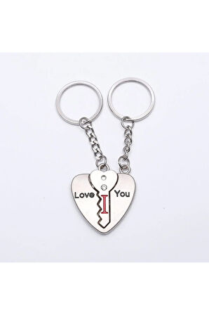 Sevgili Temalı Metal Anahtarlık