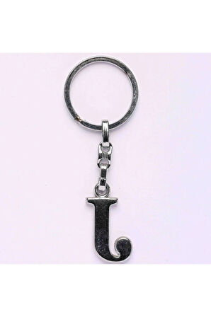 Metalik Krom Ve Harf Anahtarlık