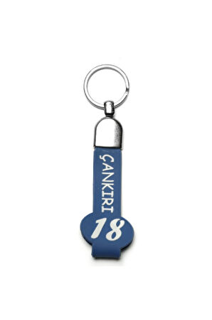 Slikon Saplı Şehir Plaka Anahtarlık