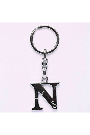 Metalik Krom Ve Harf Anahtarlık