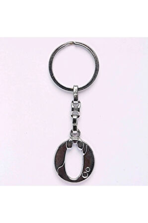 Metalik Krom Ve Harf Anahtarlık