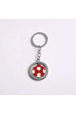 Yenihayat Ortası Dönen Futbol Topu Tasarımlı Anahtarlık