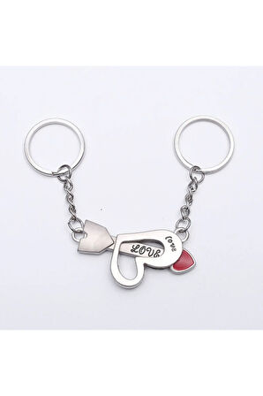 Sevgili Temalı Metal Anahtarlık