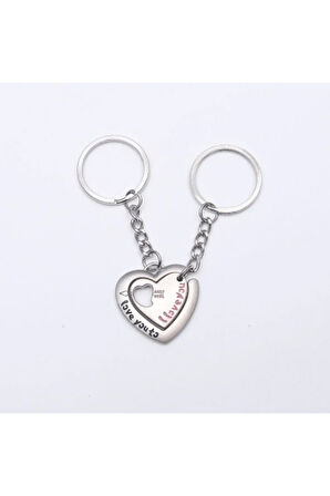 Sevgili Temalı Metal Anahtarlık