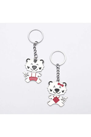 Sevgili Temalı Metal Anahtarlık