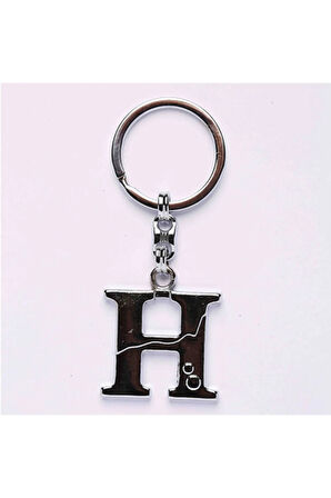Metalik Krom Ve Harf Anahtarlık