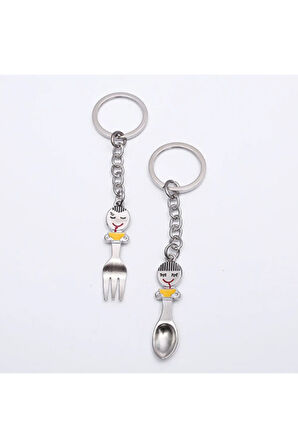 Sevgili Temalı Metal Anahtarlık