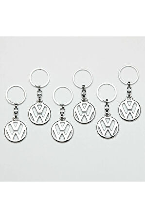 Wolkswagen Gümüş Rengi Anahtarlık