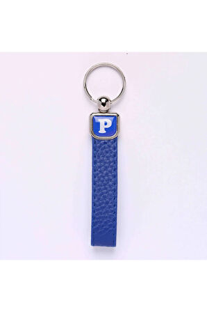 Deri Saplı Harf Anahtarlık Hafli