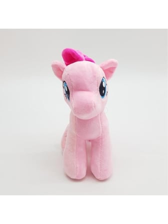Peluş Pony Peluş At Oyuncak - Pembe 35 Cm