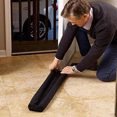 By Nevser® Yakıt Tasarrufu Kapı Altı Yalıtım Çift Taraflı Rüzgar Önleyici Kapı Altlığı